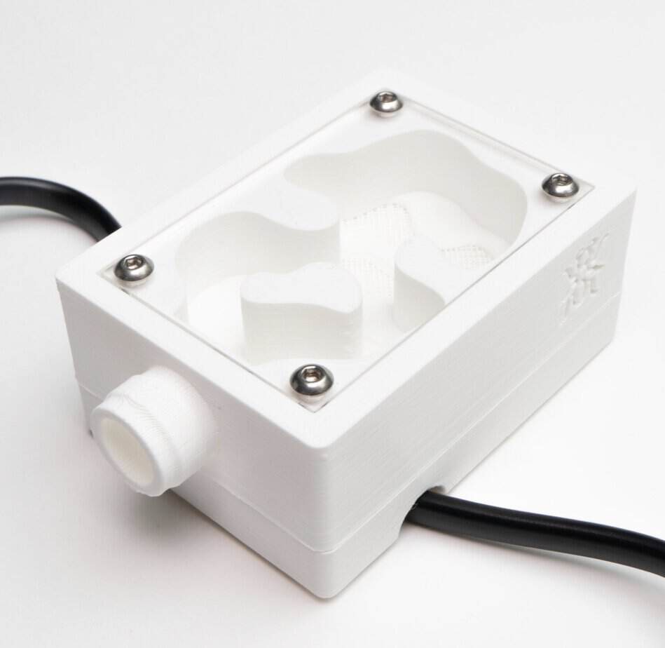 Small ant nest 3d printed with chambers with a water insert to hydrate